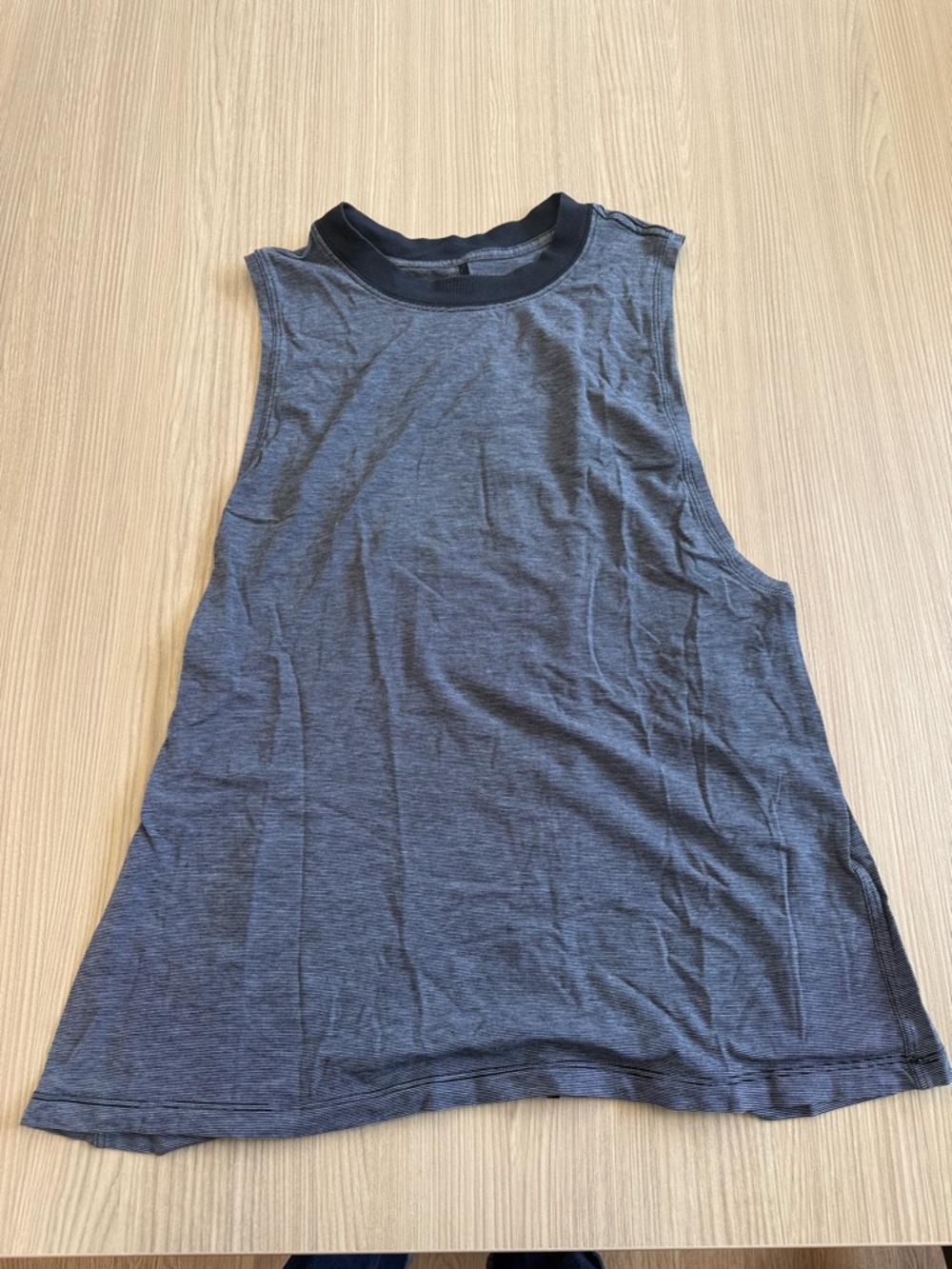 Women's Charcoal Sleeveless Crewneck Tank Top